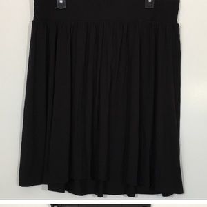 Lane Bryant Black Swingy Skirt NWT